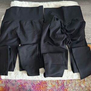HALARA 2 pairs of Black Leggings